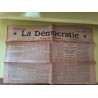 Journal La Démocratie N°1084 - 3 Aout 1913