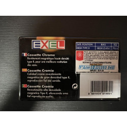 K7 Audio : Exel Chrome Type 2 (NEUF SOUS BLISTER)