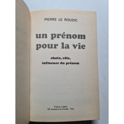 un prénom pour la vie