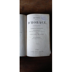 mh Rigault - OEuvres Completes D'Horace
