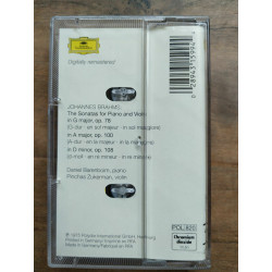 Brahms The Sonatas for piano and violon - Cassette Audio-K7
