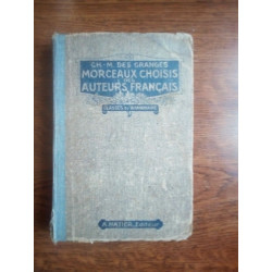 Des granges Morceaux choisis Des auteurs français du moyen âge à...