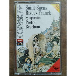 Saint-Saens Bizet Franck - Prêtre Beecham Cassette Audio-K7