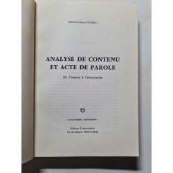 Analyse de Contenu