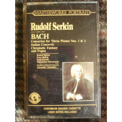 Bach Concerts for Three Pianos 1 2-Rudolf Serkin Cassette...