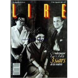 LIRE [No 156] du 01/09/1988 - CHANDERNAGOR - LABRO - LEVY - 3...