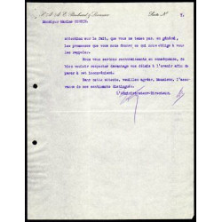 Facture PANHARD et LEVASSOR Moteurs Voitures Automobiles Machines...