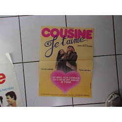 affiche 50 x 38 cms film COUSINE JE t' AIME