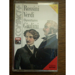 Rossini-Verdi Ouvertures-Giulini Cassette EMI Compact 1597469
