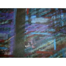 Madeleine claass Composition abstraite pastels gras sur papier 65...