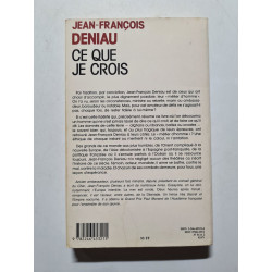 Ce que je crois