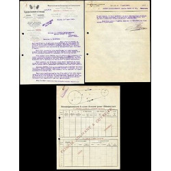 Facture flinois COLMANT CUVELIER à Lille Courroies de Transmission