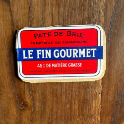 Pate de brie fabriqué en champagne le fin gourmet