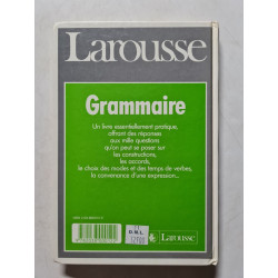 Larousse Grammaire: Larousse De La Grammaire difficultés usages...