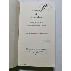 Les Mémoires de Géronimo