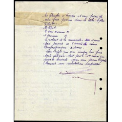 Facture hauts fourneaux Fonderies de pont à mousson 54 c Cavallier