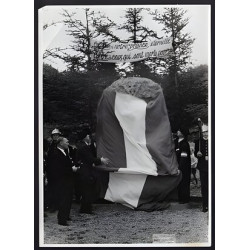 Ancienne photo 68 SEPPOIS LE BAS inauguration monument Groupe...