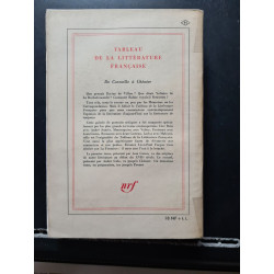 Tableau de la littérature française