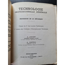 Technologie professionnelle générale