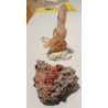 Lot de 2 Quartz hematoïde vanadinite sur barytine QHVB 11