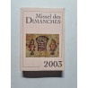 Missel des Dimanches - 2003