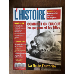 L'Histoire N262 Comment on éduque les garçons et les filles