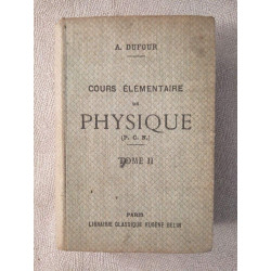 Cours élémentaire de Physique