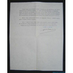 Lettre à en-tête La COMPAGNIE NATIONALE DE PREVOYANCE cnp rue Paris