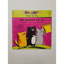 Bonjour éclait de livre un maître en or