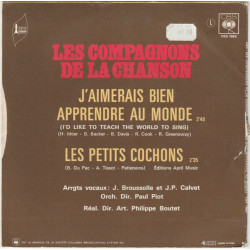 J'aimerais Bien Apprendre Au Monde / Les Petits Cochons