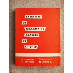 Exercices de grammaire classes de 4e et 3e