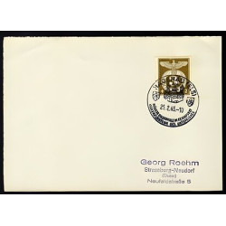 Allemagne n 762 Yv. cachet WW2 HAGENAU Mi. 830