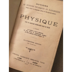 Notions de sciences physiques et naturelles