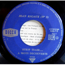 N° 5 - Strip Tease ...À Mots Découverts