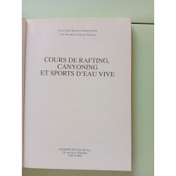 Cours de rafting canyoning et sports d'eau vive