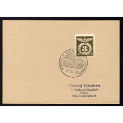 Allemagne n 762 Yv. cachet WW2 SAAL Els Mi. 830