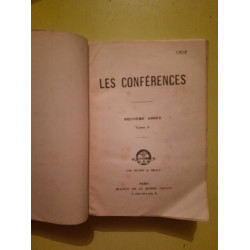 Les Conférences Tome II Maison de la Bonne Presse