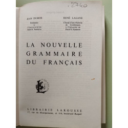 La nouvelle grammaire du francais (French Edition)