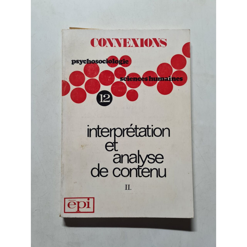 Interprétation et analyse de contenu