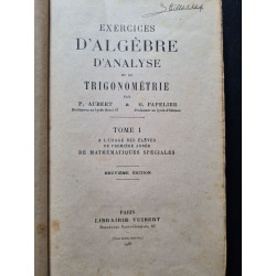 Exercices d'algèbre d'analyse et de trigonométrie