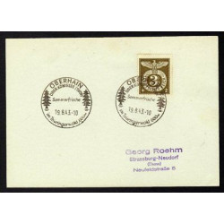 Allemagne n 762 Yv. cachet WW2 OBERHAIN Mi. 830