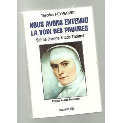 Théodule REY MERMET Nous avons entendu voix des pauvres