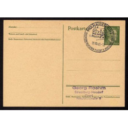 Ganzsache mülhausen Cachet Spécial 43 WW2