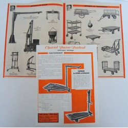 Anciennes Pubs a BAUD à Lyon Appareils de Levage et Manutention Palans