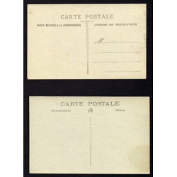 Lot 2 carte photo d'une EGLISE PROVISOIRE à identifier ??? CPA