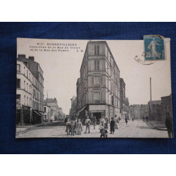 CPA Aubervilliers Carrefour de la Rue du Vivier et de la Rue des...