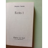 Ecrits 1 I