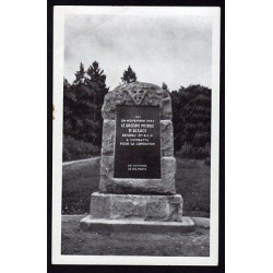 CPA Carte photo seppois le bas Monument du Groupe Mobile d'Alsace GMA