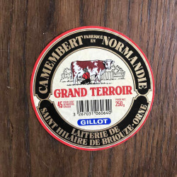 Camembert fabriqué en Normandie Grand Terroir - Gillot