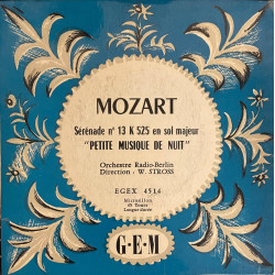 MOZART Sérénade nº 13 K 525 en sol majeur "PETITE MUSIQUE DE NUIT"